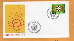 United Nations Geneve 1971 FDC - FDC