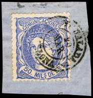 BARCELONA - EDI O 107 - MAT. FECH. T.II  \"IGUALADA\ - Used Stamps