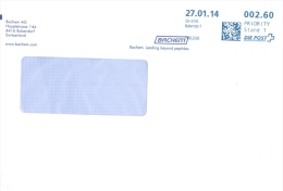 Schweiz Bubendorf TGST 2014 2,60 Sfr. Priority Bachem AG Pharmazie Hersteller Für Die Pharmaindustrie - Pharmacie