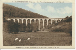 Montreuillon - Pont Aqueduc Avec Les Dimensions - Cachet Postal 1946 - Autres & Non Classés