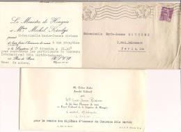 Remise De Diplômes D'honneur Du Concours Béla Bartok 1948 - Diplomi E Pagelle