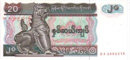 MYANMAR  20 Kyats  Emission De 1994   Pick 72         ***** BILLET  NEUF ***** - Myanmar