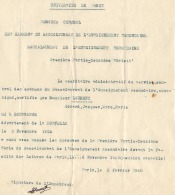 Diplôme Baccalauréat De L'Enseignement Secondaire 1940 - Diploma's En Schoolrapporten