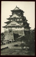 Cpa Du Japon Japan Osaka The Castel Tower Seen From The Foreyard Of The Divisional  CPAL - Osaka