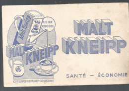 Buvard. KNEIPP Malt KNEIPP Plus Sain Moins Cher Cie Du Malt KNEIPP à Juvigny Sur Orge - Café & Thé