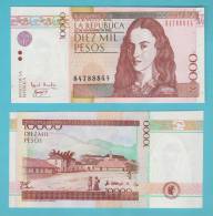 COLOMBIA  10,000  PESOS  25-Noviembre-2.002 2002  SC/UNC/PLANCHA  KM#444?      DL-9550 - Colombia