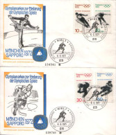 Germany - Mi-Nr 680/683 FDC (V751)- - 1971-1980