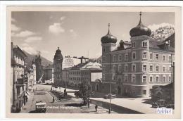 PO6947# AUSTRIA - LIENZ - OSTTIROL HAUPTPLATZ - CAFE' LIENZERHOF - AUTO OLD CARS  VG 1949 - Lienz