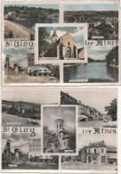 016 Et 017 - SAINT ELOY LES MINES (Mines, Barrage De Montaigut, Barrage De La Bouble, Eglise, Vieux Bourg, Places) - Saint Eloy Les Mines