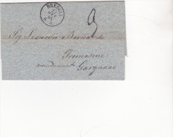 INTERO POSTALE  DEL 1864 SPEDITO A TREMOSINE  - MANDAMENTO DI GARGNANO - BRESCIA - Autres & Non Classés