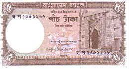 BANGLADESH   5 Taka  Emission De 2007   Pick 46 B     ***** BILLET  NEUF ***** - Bangladesh