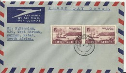 SOUTH AFRICA – RSA 1949 – FDC 100 YEARS NATAL SETTLERS 1849-1949 ADDR TO DURBAN -RSA  W 2 STS OF 1 ½ D  POSTM  DORMERTON - FDC