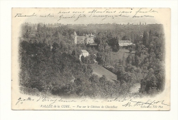 Cp, 89, Vallée De La Cure, Vue Sur Le Château De Chastellux, Voyagée 1914 ? - Other & Unclassified