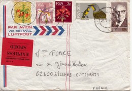 1975 , LETTRE  EXPRES RSA, VREDENBURG  Pour FRANCE /5246 - Lettres & Documents