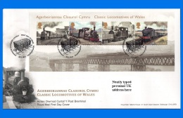 GB 2014-0007, Classic Locomotives Of Wales, FDC Porthmadog SHS - 2011-2020 Dezimalausgaben