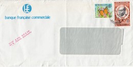 1979 , LETTRE  SEYCHELLES, PAPILLON MONDLANE,  /5250 - Seychellen (1976-...)