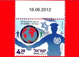 NUOVO - ISRAELE - ISRAEL - 2012 - MNH -  IPA INTERNATIONAL - 50 Years -  Servo Per Amikeco - 4.20 - Ungebraucht (mit Tabs)