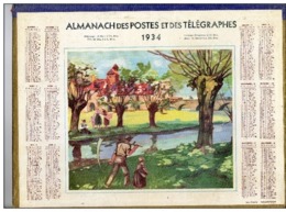 Almanach Des Postes Et Télégraphes 1934  - Département Ariège - - Grossformat : 1921-40