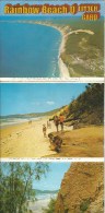 Rainbow Beach Q Lettercard  3 Views  Front & Back Shown - Sunshine Coast