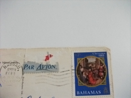 Storia Postale Francobollo Commemorativo BAHAMAS  The Bahama Islands Nassau Pin Up Spiaggia - Bahamas