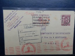 40/403   CP  1942  POUR LA FRANCE  CENSURE  ALLEMAGNE - WW II (Covers & Documents)