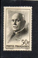 FRANCE    50 F     Année 1941-42     Y&T: 525   Type Mazellin   ( Neuf Sans Charnière) - 1941-42 Pétain