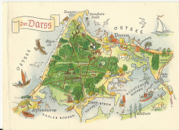 Der Darss - Carte Du Parc - Fischland/Darss