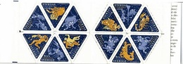 SUECIA 1999 - SIGNOS ZODIACALES 12 SELLOS TRIANGULARES - YVERT 2111-2122 EN CARNET - Unused Stamps