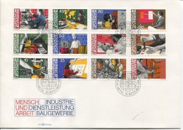1984 - FDC  Mi.Nr. 849 - 860 Berüfe - FDC