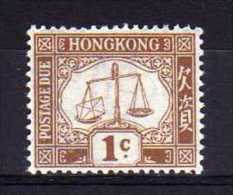 Hong Kong - 1931 - 1 Cent Postage Due (Sideways Watermark) - MH - Strafport