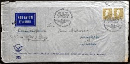 Denmark  1949 First Flight Danmark-Thailand 26-10-1949 ( Lot 2554 - Storia Postale