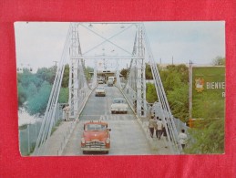 Internation Bridge Crossing Rio Grande River  McAllen TX & Reynosa Mexico Not Mailed  --- Ref 1205 - Andere & Zonder Classificatie