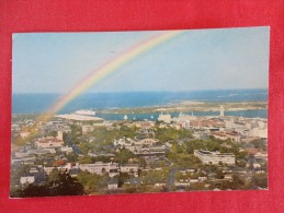 - Hawaii > Honolulu   Downtown  Harbor Rainbow  Over City 1965 Cancel   Ref 1205 - Honolulu