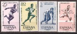 ES1450STV-LFTB120TDS.España/Spain .JUEGOS ATLETICOS IBEROAMERICANOS.Atletismo .1962.(Ed 1450/53**) - Yvert 1121-24 . - Springreiten