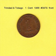 TRINIDAD & TOBAGO    1  CENT  1966  (KM # 1) - Trinidad & Tobago