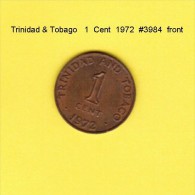 TRINIDAD & TOBAGO    1  CENT  1972  (KM # 1) - Trinidad & Tobago