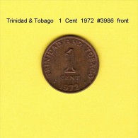 TRINIDAD & TOBAGO    1  CENT  1972  (KM # 1) - Trinidad & Tobago