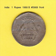 INDIA    1  RUPEE  1988 B  (KM # 79.1) - Indien