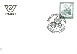 Österreich Steyr SST 1987 Arbeit - Mensch - Maschine Tag Der Vereinten Nationen (UNO) - Máquinas Franqueo (EMA)