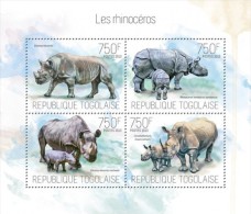 Togo. 2013 Rhinoceros. (721a) - Rhinocéros