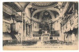 CAMBO Les BAINS - Intérieur De L´Eglise - 1928 - Cambo-les-Bains