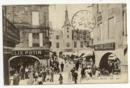 LIBOURNE. - Un Coin Du Marché. FELIX POTIN  Et AU BON DIABLE 1er Plan - Libourne