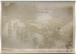 PHOTO MEURISSE Cyclisme Le TOUR De FRANCE 1935 Étape La Rochelle-Nantes Mareuil-sur-Lay (85) Attelage Boeufs. - Mareuil Sur Lay Dissais
