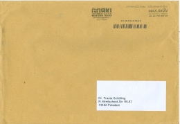 BRD Berlin Privatpost 2014 AFS Max Grün Mit PIN Mail AG Maxim Gorki Theater - Private & Local Mails