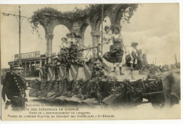 FÊTE DES VENDANGES EN GIRONDE. - Char De L'Arrondissement De Libourne. Superbe Cliché - Libourne