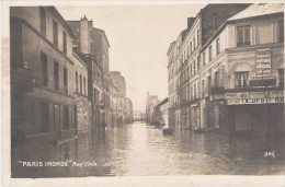 Delcampe - PARIS INONDE  RUE VIALA 1910 - Paris (15)