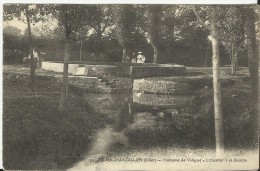 18 . LES AIX D ANGILLON  . FONTAINE DE VALIGNY . L OUATIER A LA SOURCE - Les Aix-d'Angillon