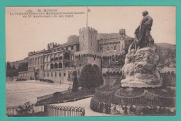 Delcampe - MONACO --> Le Palais Et Le Monument Commémoratif - Fürstenpalast
