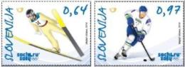 New Neu Slovenia Slovenie Slowenien 2014 Olympic Games Sochi Olympische Spiele; Hockey; Ski Jumping Stamps MNH - Hiver 2014: Sotchi