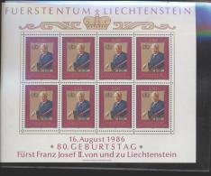 Liechtenstein  **  903 Fürst  Kleinbogen    Katalog 38,00 - Blocs & Feuillets